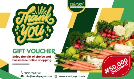 10 SundryAgro Thank You Diamond eGift Card