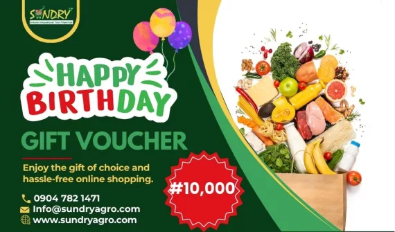 11 SundryAgro Birthday Bronze eGift Card