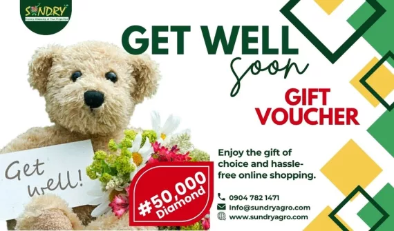 20 SundryAgro Get Well Soon Diamond eGift Card