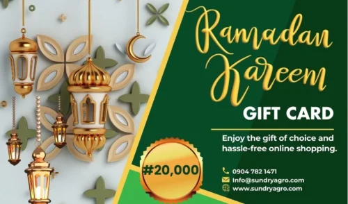 22 SundryAgro Ramadan Kareem Silver eGift Card