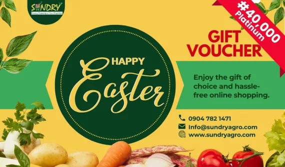 4 SundryAgro Easter Platinum eGift Card