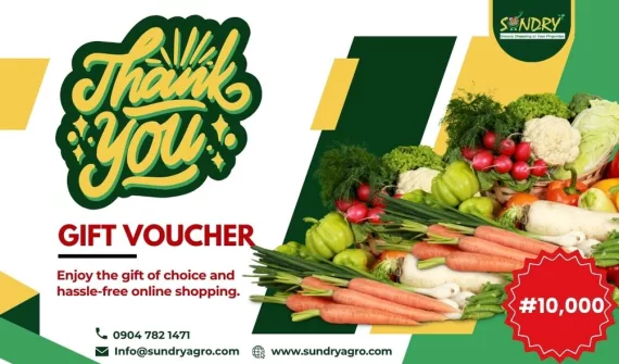 6 SundryAgro Thank You Bronze eGift Card