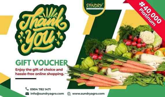 9 SundryAgro Thank You Platinum eGift Card