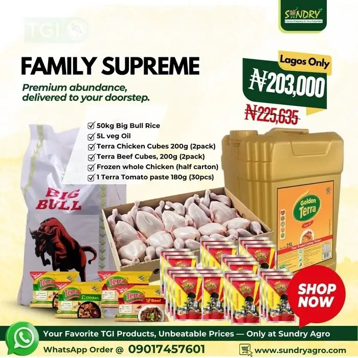 Family Supreme Food Bundle | SundryAgro