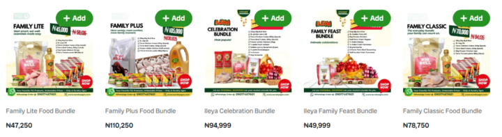 online foodstuff shopping deals