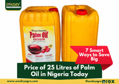 price of 25 Litres of Palm Oil Today