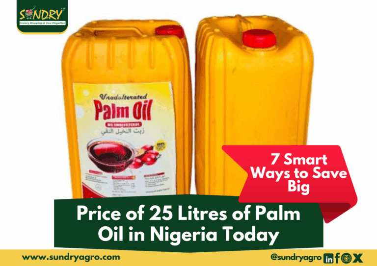 price of 25 Litres of Palm Oil Today